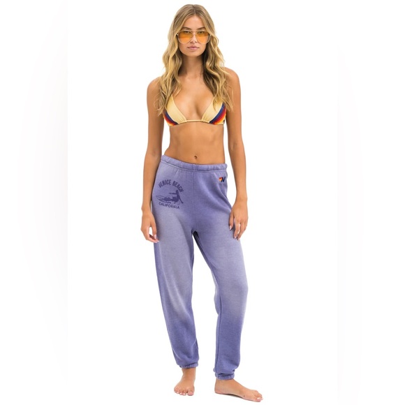 Aviator Nation Pants - AVIATOR NATION | ✨NEW✨ Venice Surfer Sweatpants in Faded Grape